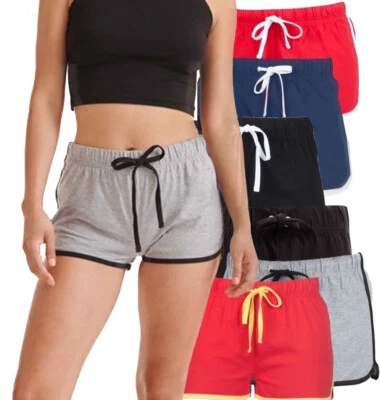 Femmes Cotton Rétro Short Entraînement Fitness Exercice SPORTS SF Clothing - Photo 1/4