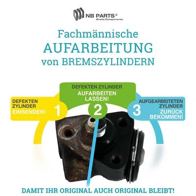 Traitement Cylindre de Frein de Roue 28,5mm VW Volkswagen Bombardier 1987 - Photo 1/4