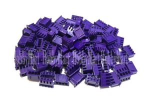 4-Pin XH JST 2.5mm Female 3S RC Battery Connector Socket PURPLE Color DIY x 100 - Picture 1 of 4