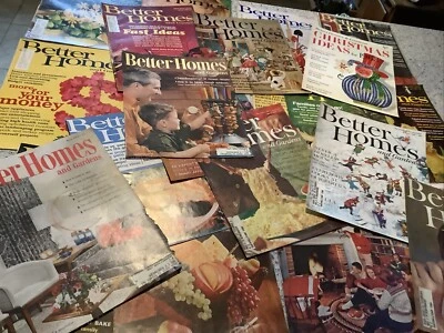 23 Better Homes Garden magazine front covers ONLY 1960’s Christmas Kids Flowers - Image 1 of 4