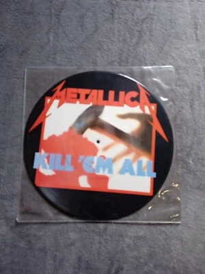 33 Giri Metallica - Kill`Em All - Vinile 1983 Picture Disk - Raro - Immagine 1 di 3
