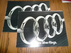 Audi 100LS 1974 folleto de ventas - vintage - dos por un precio - Imagen 1 de 3