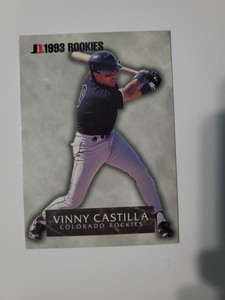 1993 Jimmy Dean Vinny Castilla Baseball Rookie Card Colorado Rockies