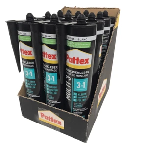 Pattex Montagekleber Multi 12 x 390g je Kartusche - Kleben Dichten Füllen - Bild 1 von 2