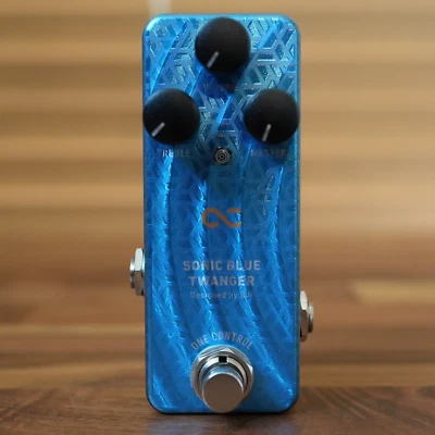 One Control SONIC BLUE TWANGER Booster Guitar Effects Pedal - Image 1 of 4