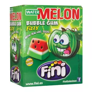 Fini Watermelon Bubble Gum x 200 Halloween Party Favours Candy Buffet Bulk Lolly - Picture 1 of 7