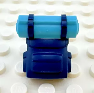 LEGO Minifigure Torso Accessory - Dark Blue - Backpack with Molded Bedroll - Picture 1 of 6