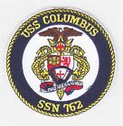 USN Navy Ship Patch:  USS Columbus, SSN 762 - 4"