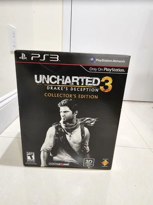 [NEW SEALED RARE]Uncharted 3: Drake's Deception Collector Edition+ Figure (PS3 ) - Image 1 of 4