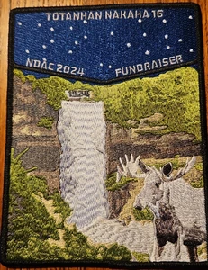 OA Totanhan Nakaha Lodge 16 - Northern Star - 2024 NOAC Fundraiser Uncut Patch - Picture 1 of 4