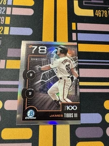 Bowman #BTP-78 2025 James Tibbs III Bowman Scouts Top 100 Gigantes de San Francisco - Imagen 1 de 2