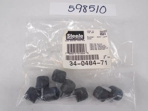 1949-1958 GM Buick Chevy Cadillac etc Door Lock Bumpers (package of 8) Steele - Picture 1 of 3