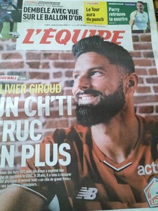 L'EQUIPE 3 Juillet 2025 # Olivier GIROUD 38 ans le Lilois du LOSC ! - Photo 1/14