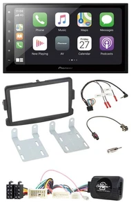 Pioneer Lenkrad Bluetooth DAB 2DIN USB Autoradio für Dacia ab 2012 schwarz - Bild 1 von 11