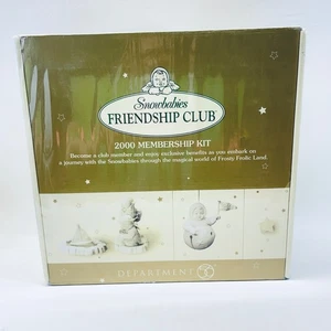 Kit Abbonamento Vintage Holiday Snowbabies Friendship Club 2000 - Nuovo Sigillato - Foto 1 di 7