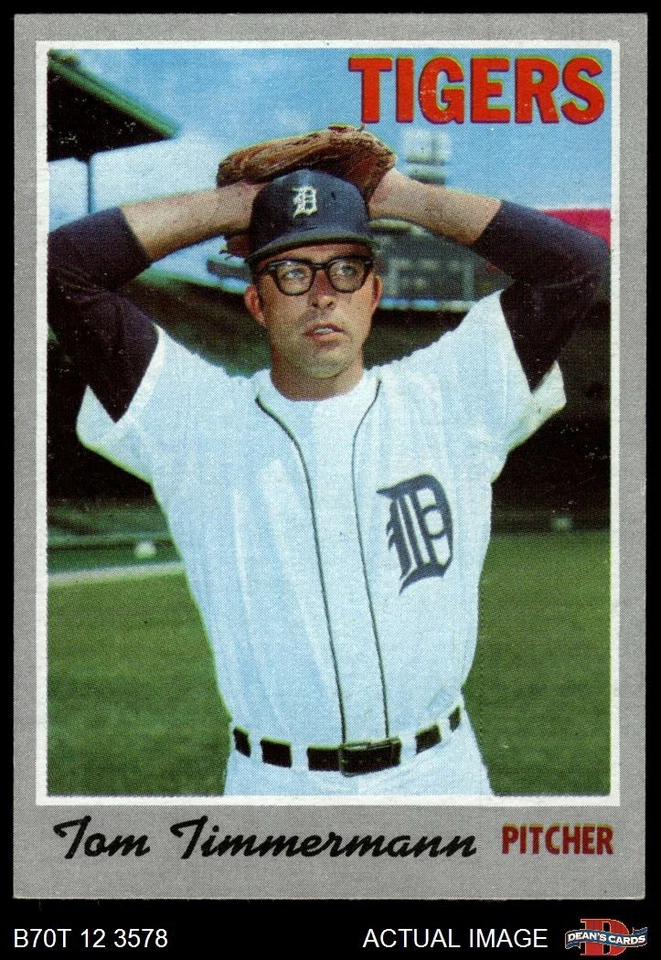 1970 Topps #554 Tom Timmermann Tigers 7 - NM - Image 1 of 1