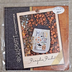Lizzie Kate PUMPKIN POCKET Counted Cross Stitch HTF Kit #K91, PG - Picture 1 of 3