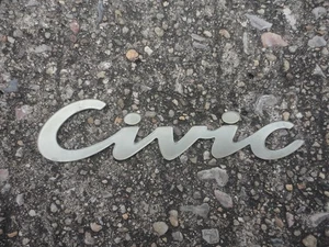 JDM HONDA CIVIC 92-95 (EG6,EG9,EJ1,EH1) CIVIC REAR EMBLEM LOGO BADGE OEM - Picture 1 of 6