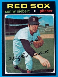 1971 Topps Baseball High #710 Sonny Siebert Boston Red Sox NM - Bild 1 von 2