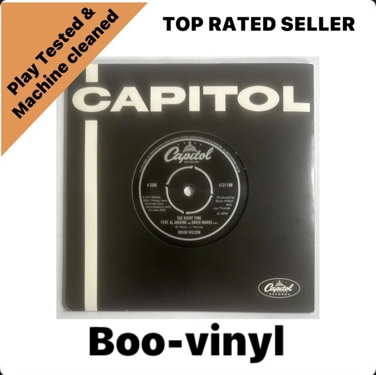 Brian Wilson  The Right Time 7" Vinyl Single (RSD) New/Unplayed - EU Capitol NM - Image 1 of 4