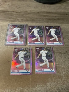 (5) 2019 Topps CHROME PINK Rowdy Tellez Rookie Card #2 RC - Picture 1 of 2