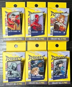 Disney Marvel Rivals Series 2 Blind Enamel Pin BoxLunch Exclusive Complete Set - Picture 1 of 9