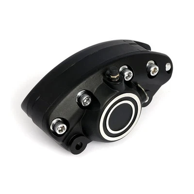 Bullseye Banana Bremssattel schwarz für Harley Shovel Sportster Ironhead 73-83 - Bild 1 von 4