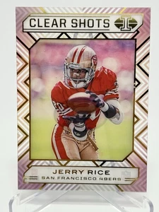 JERRY RICE | 2020 Illusions Clear Shots #20 Insert San Francisco 49ers HOF - Bild 1 von 4