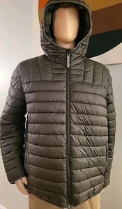 NWOT Michael Kors Mens Quilted Recycled Insulation Puffer Jacket Size XL Hooded - Picture 1 of 13