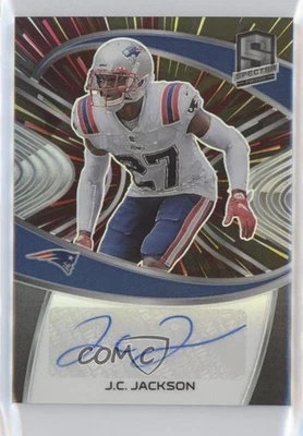 2021 Panini Spectra Signatures Hyper Prizm /35 JC Jackson #SIG-JC Rookie Auto RC - Image 1 of 2