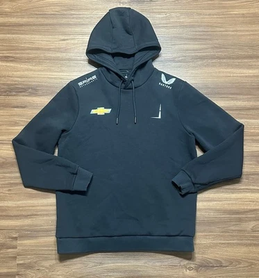 Castore Mens Racing Spire Motorsport Chevrolet Black Hoodie Sweatshirt Sz L - Image 1 of 4