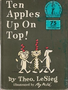 Ten Apples Up On Top by Theo. LeSieg (Dr. Seuss), 1st edition (1961, HC, DJ) - Picture 1 of 6