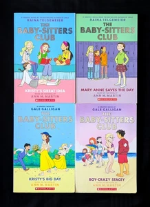 Menge 4 Gale Galligan Bücher Babysitter Club Grafik tolle Idee großer Tag verrückt - Bild 1 von 15