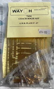 SPUR O WAYOH COACH DREHGESTELL-KIT - GWR PLATTE 9'0" - Bild 1 von 1