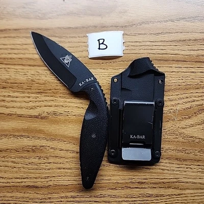 Cuchillo de bota grande KA-BAR 1482 TDI con funda Kydex policía táctica Foto 1 de 4