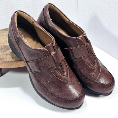 Naturalizer Jeselle Slip-On Loafers Shoes Womens 7.5 WIDE Brown Comfort - Image 1 of 4