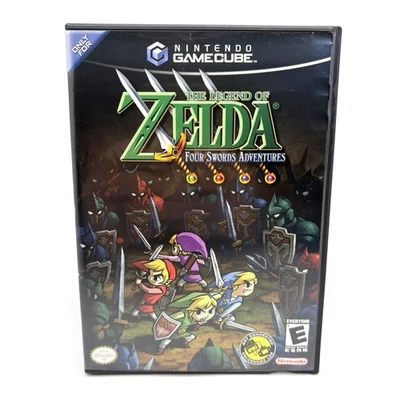 GameCube Legend of Zelda: Four Swords Adventures Nintendo CIB - Image 1 of 4