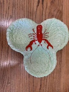 "CARLTON WARE"VINTAGE HAND PAINTED LOBSTER/CABBAGE~30CMSX30CMS* - Picture 1 of 5