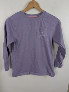 Ruffle Butts Girls Size 8/10 Purple Long Sleeve T-shirt Carnival Popcorn Ferris  - Picture 1 of 4