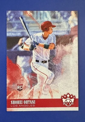 Panini Diamond Kings RC 2018 variación de foto Shohei Ohtani #76 orientada a la derecha MVP Foto 1 de 3