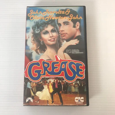 GREASE ©1977 - AUSTRALIAN RELEASE CIC PAL VHS OLIVIA NEWTON JOHN - Image 1 of 4