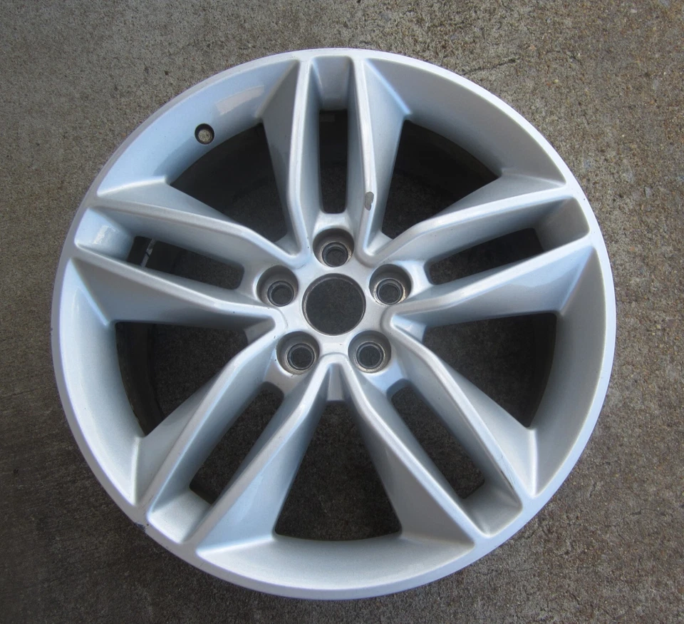 18" 2015 16 17 18 Ford Edge 5 Double split spoke Silver Alloy Wheel Rim Foto 1 de 1