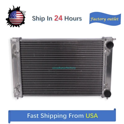 Radiador de aluminio 17" CORE para Volkswagen Golf 1985-1992/Jetta 1982-1992 MT Foto 1 de 4