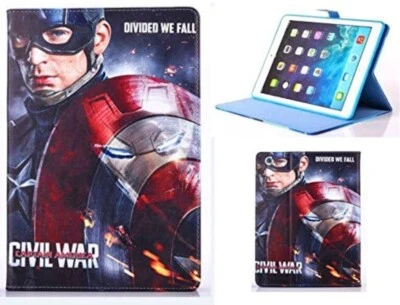 For iPad 2 3 4 Captain America Superhero Marvel Smart Case Cover - Image 1 of 3