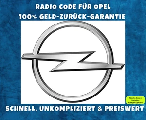 Opel Radio Code Delco CDR 2005 500 Opel Car 300 Opel CD 300 SC202 Opel Car 2003 - Bild 1 von 5