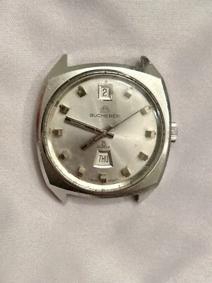 Very Rare Vintage Bucherer Automatic Incabloc 1888 With Day-Date function - Image 1 of 3