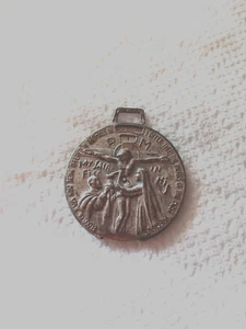 Antikes Metall KATHOLISCH BEWEGLICH wechselbar Welt Massenzeitzone Medaillon - Bild 1 von 4