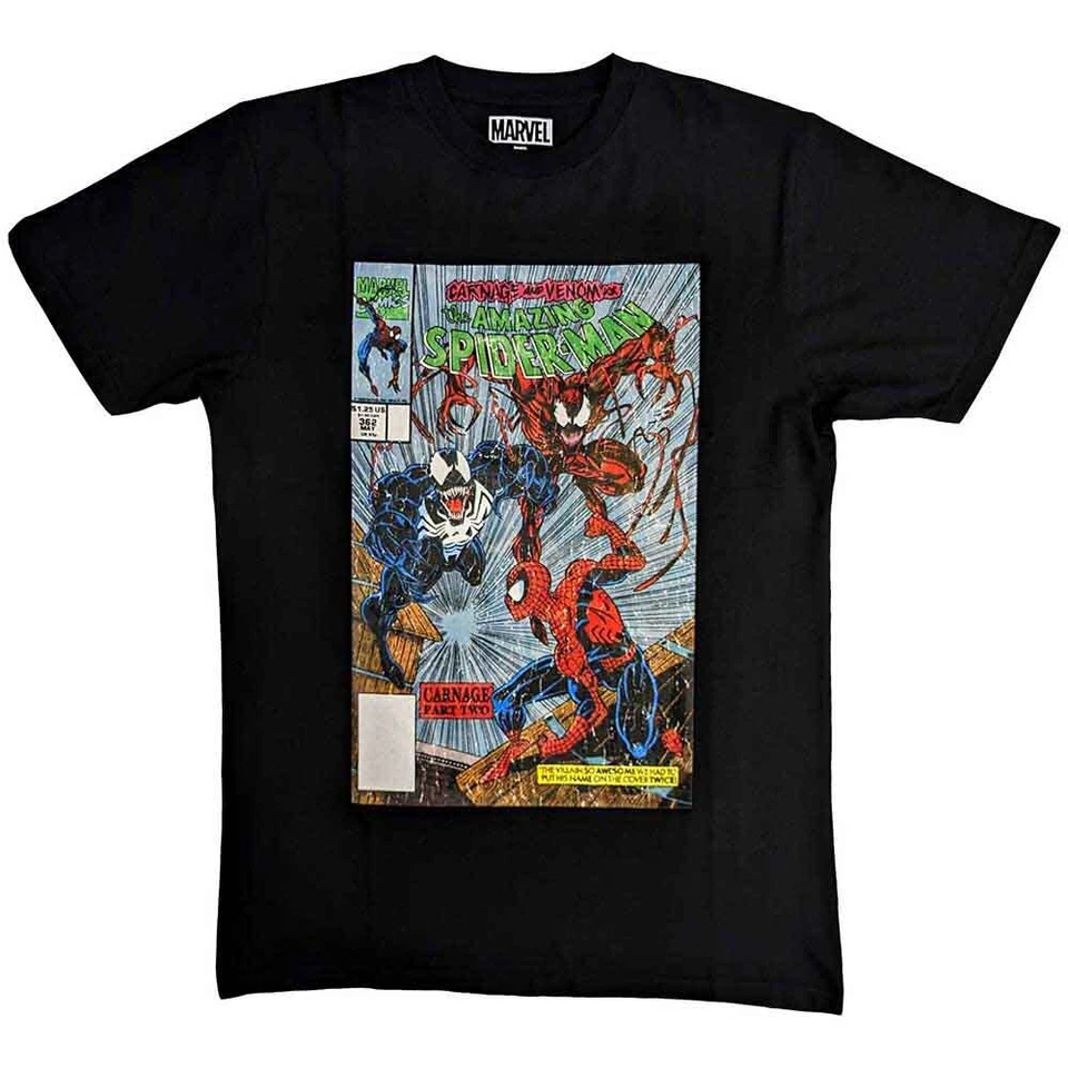 Camiseta Marvel Comics Venom & Carnage Negra Nueva Foto 1 de 1