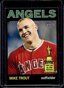 2013 Topps Heritage Mike Trout Black Border Parallel SP All-Star Rookie Team 430