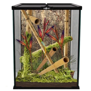 Repti Planet Glas Terrarium 20x20x30cm Glasterrarium mit Deckel Becken - Bild 1 von 5